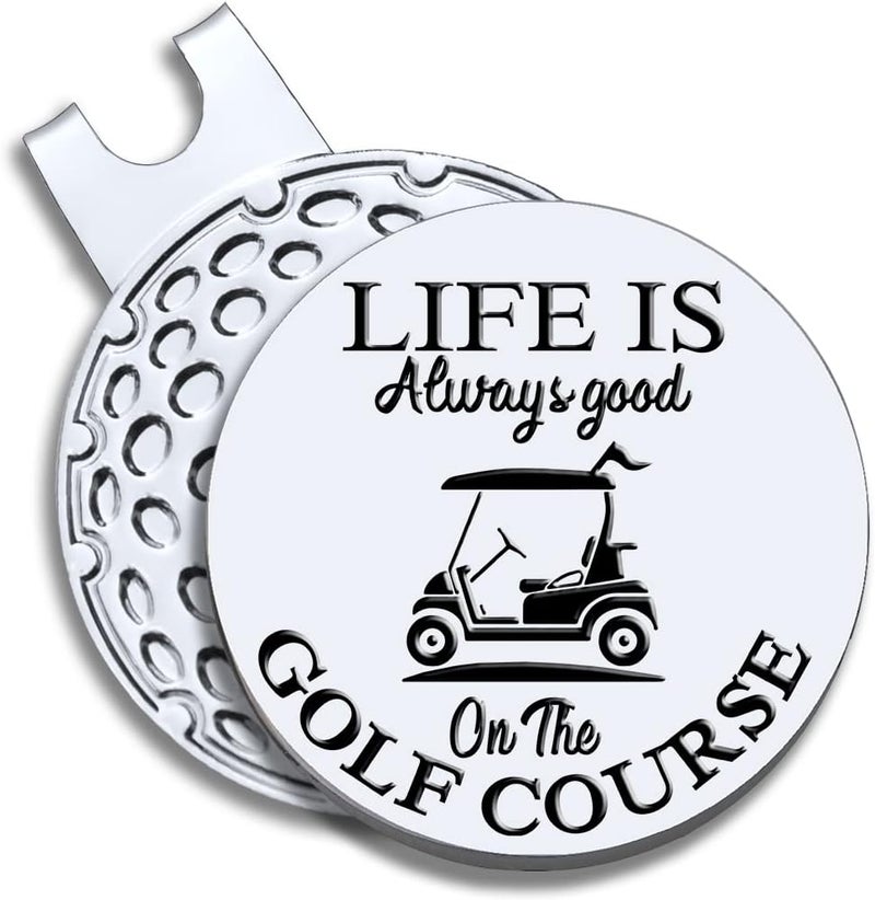 GEYGIE Men Golf Ball Marker with Magnetic Hat Clip, Funny Golf Accessories Gifts for Men, Novelty Birthday Gifts for Male Golfer Fan - Image 1